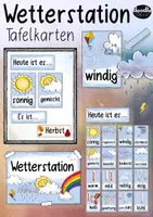 Vista previa - Juegos / Gamificación - Wetterstation / Deutschunterricht - Portada