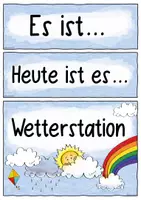 Vista previa - Juegos / Gamificación - Wetterstation / Deutschunterricht - página 1