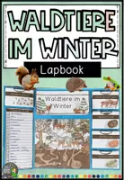 Vorschau - Arbeitsblätter - Waldtiere im Winter - Materialpaket (Lapbook und Wissenskartei) - Seite 1
