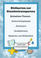 Vorschau - Bildkarten - Bildkarten für die Stundentransparenz - Deckblatt