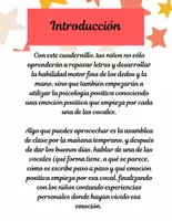 Vista previa - Hojas de trabajo - Cuadernillo de lectroescritura: vocales y emociones. - página 2