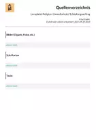 Vorschau - Arbeitsblätter - Lernplakat Religion: Umweltschutz/ Schöpfungsauftrag - Seite 1