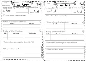 Vorschau - Arbeitsblätter - Trainingsheft Grundwortschatz 3/4 - Teil 4: Wörter mit Umlautung und Auslautverhärtung - Seite 3