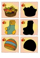 Vorschau - Spiele - Partner Finden Schattenbilder Herbst Vorschule/Klasse 1 - Seite 3