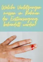 Vorschau - Präsentationen/Tafelbilder - Verkehrserziehungstage - Ansätze von Erster Hilfe - kostenlos - Seite 1