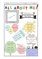 Vorschau - Arbeitsblätter - Materialpaket: All about me! - fact file (inkl. Hilfe zum Ausfüllen) - Seite 2