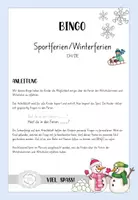 Vorschau - Arbeitsblätter - Winterferien/Sportferien-Bingo - Seite 1