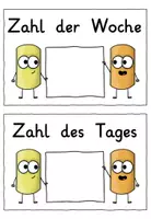 Vorschau - Arbeitsblätter - Zahl des Tages/der Woche - ZR 1000 (ab 3. Klasse) - Seite 1