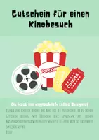 Vorschau - Anderer Materialtyp - Gutschein Kinobesuch zum Schuljahresabschluss - kostenlos - Seite 1