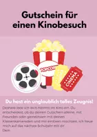 Vorschau - Anderer Materialtyp - Gutschein Kinobesuch zum Schuljahresabschluss - kostenlos - Seite 2