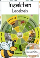 Vorschau - Merkblätter - Legekreis Insekten (Biene, Schmetterling, Marienkäfer, ...) - Deckblatt