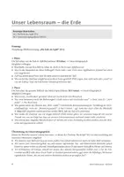Vorschau - Stundenentwürfe - Unser Lebensraum - Die Erde - Seite 3