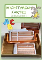 Vorschau - Arbeitsblätter - Buchstabenkartei Schreibschrift - Deckblatt