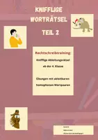 Vorschau - Fördermaterial/Inklusion - Knifflige Worträtsel mit ableitbaren homophonen Wortpaaren - Teil 2 - Deckblatt
