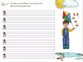 Vorschau - Arbeitsblätter - Freies Schreiben zu Bildern (Herbst/Winter) - Seite 2