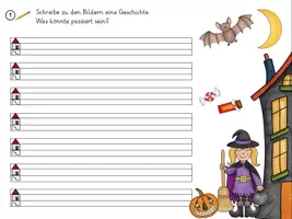 Vorschau - Arbeitsblätter - Freies Schreiben zu Bildern (Herbst/Winter) - Seite 3