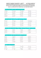 Vorschau - Arbeitsblätter - MATERIALSAMMLUNG: Arbeitsblatt Mathematik 7./8./9. Klasse: Fläche/Umfang Kreis + Rechnen mit Brüchen Arbeitsblätter + Lösungen - Seite 2