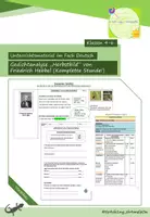 Vorschau - Stundenentwürfe - *MATERIALPAKET* 3 Herbstgedichte von Hebbel, Fontane und Hacks *inkl. AB Gedichtanalyse + AB Gedichtvortrag* HERBST/GEDICHT - Seite 1