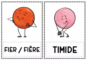 Vorschau - Bildkarten - Emotions et Sentiments - Bildkarten / Flashcards - Seite 2