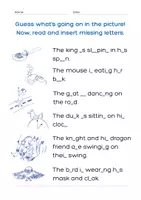Vista previa - Hojas de trabajo - Doodle Phrases – 1 worksheet - página 1