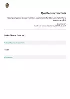 Vorschau - Arbeitsblätter - Übungsaufgaben: lineare Funktion, quadratische Funktion, Verhalten für x gegen unendlich - Seite 1