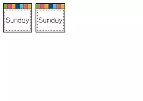Vista previa - Juegos / Gamificación - Days of the Week FIND THE PAIR - página 3
