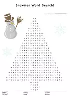 Vista previa - Hojas de trabajo - Winter Christmas quiz: match activities, word search, complete sentence, answer question / Prueba de Navidad de invierno: coincidencia, búsqueda de palabras, oración completa, pregunta de respuesta - página 2