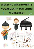 Vista previa - Hojas de trabajo - Musical Instruments Matching Worksheet For Kids / Coincidencia de instrumentos musicales - Portada