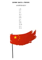Vista previa - Hojas de trabajo - Quiz: How Well Do You Know About China? / Prueba: ¿Qué tan bien conoce China? - página 1