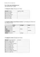 Vorschau - Arbeitsblätter - Verbos en -ar – Ejercicios - Deckblatt
