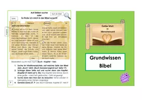 Vorschau - Arbeitsblätter - Grundwissen Bibel - Seite 1