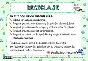 Vista previa - Decoración del aula - RECYCLING - @hello.teacher.ana - página 2