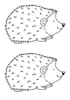 Vorschau - Fördermaterial/Inklusion - Igel - Klammerkarten - Seite 2