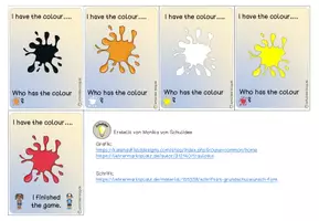Vorschau - Spiele - Lesespiel Englisch Colours (Ich habe ... wer hat?) - Seite 2