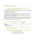 Vista previa - Hojas de trabajo - BENVENUTI A SCUOLA - Portada