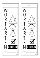 Vorschau - Mal- und Bastelvorlagen - Bastelvorlage| Fächer Wortartencheck - Seite 1