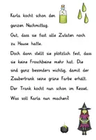 Vorschau - Arbeitsblätter - Leseheft Halloween Klasse 4 - Seite 3