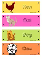 Vista previa - Juegos / Gamificación - Animal cards - English. - página 1