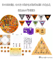 Vista previa - Juegos / Gamificación - DOSSIER CON IMPRIMIBLES PARA HALLOWEEN - Portada