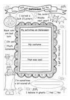 Vorschau - Arbeitsblätter - HALLOWEEN memories Englisch - Seite 1