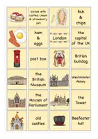 Vista previa - Tarjetas / Manipulativos - London / UK English / Inglés matching cards - página 2