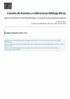 Vista previa - Hojas de trabajo - Space Vocabulary Crossword Worksheet / Crucigrama de vocabulario espacial - página 2