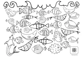 Vorschau - Spiele - Mathematik: Frische Fische Würfelspiel Zahlenraum 10/20 - Seite 2