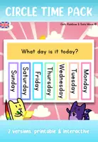 Vista previa - Decoración del aula - Interactive digital Morning Meeting + Printables - ENGLISH - Portada