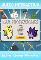 Vista previa - Unidades / Secuencias / Situaciones de Aprendizaje - Las profesiones - 5 actividades interactivas - Portada