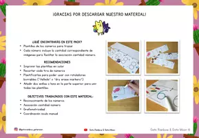 Vista previa - Unidades / Secuencias / Situaciones de Aprendizaje - LIBRO de los NÚMEROS-Centro de matemáticas: plantillas 1-10 - página 1
