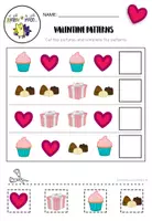 Vista previa - Unidades / Secuencias / Situaciones de Aprendizaje - Valentine's Day MATH CENTER activities - ENGLISH - página 3
