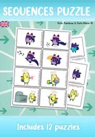 Vista previa - Unidades / Secuencias / Situaciones de Aprendizaje - SEQUENCING - 12 puzzles. LOW PREP (print and cut). Fun game - Portada