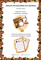 Vista previa - Unidades / Secuencias / Situaciones de Aprendizaje - JUEGO DE LAS LETRAS de Otoño + FICHAS DE GRAFOMOTRICIDAD - página 1