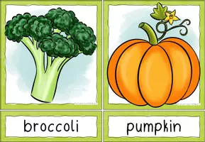 Vorschau - Arbeitsblätter - Flashcards und Vokabel-Klapper Vegetables - Seite 3